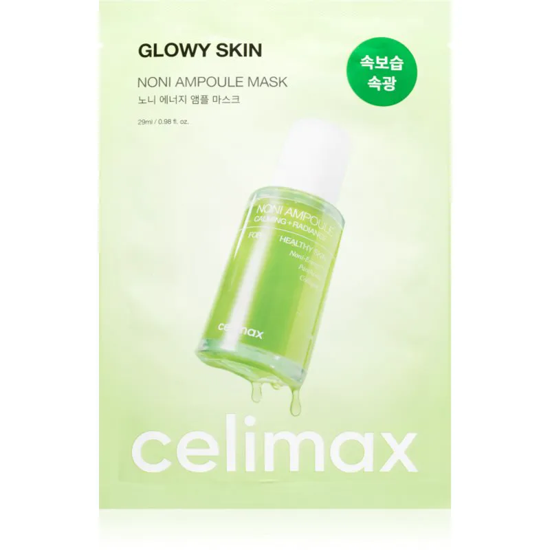 celimax The Real Noni υφασμάτινη μάσκα ενυδάτωσης για ενίσχυση επιδερμίδας πρόσωπου 25 ml