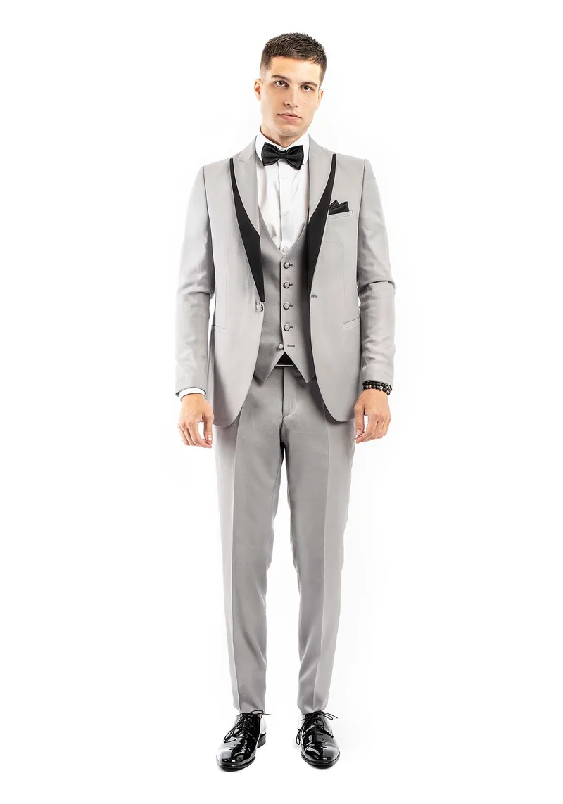 Fragosto Slim fit Smokin- Light Grey