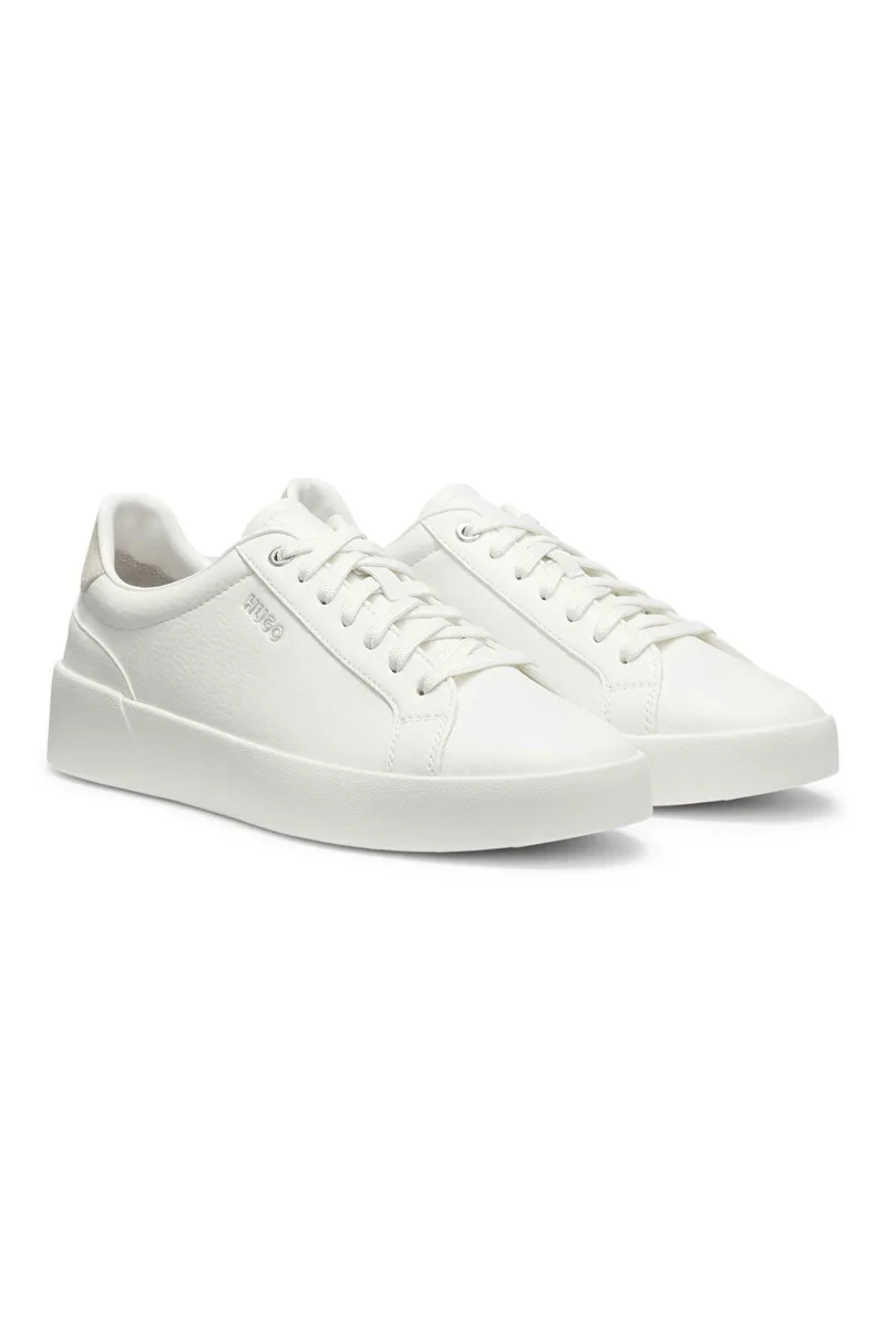 Hugo Boss ανδρικά sneakers μονόχρωμα "Lyde" - 50567983 Λευκό