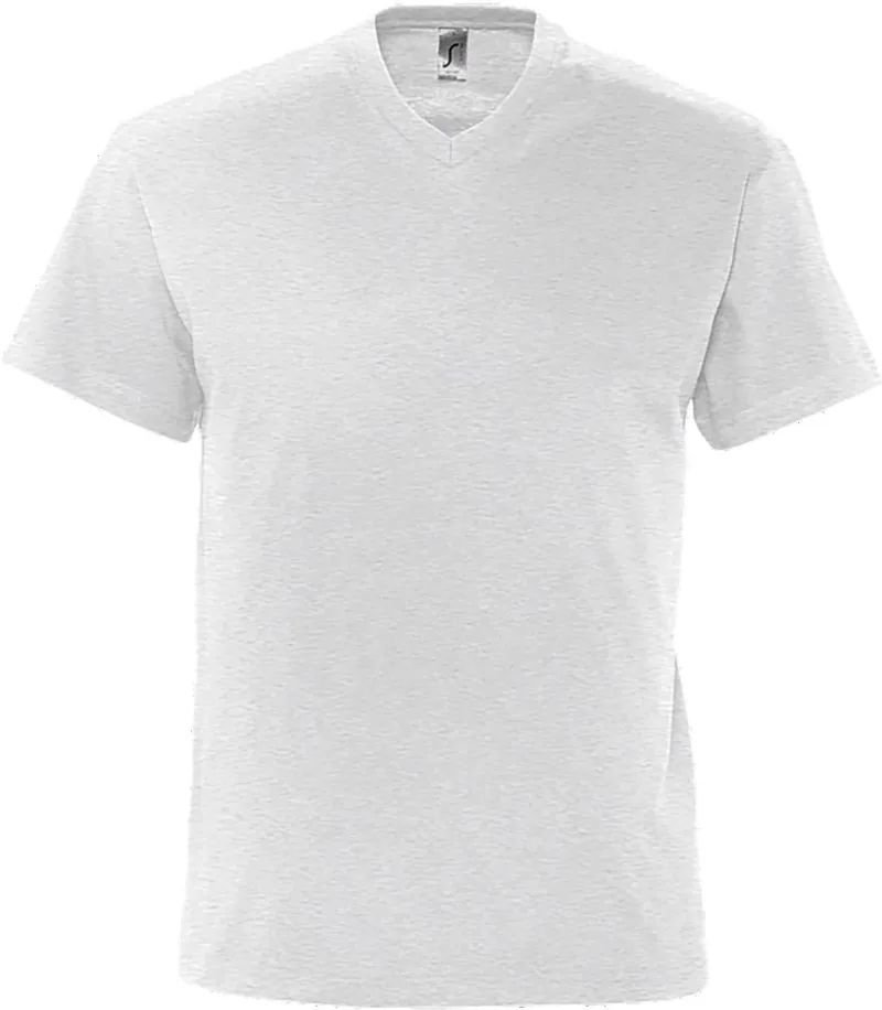 V-Neck T-Shirt Victory SOLS 11150 Ash