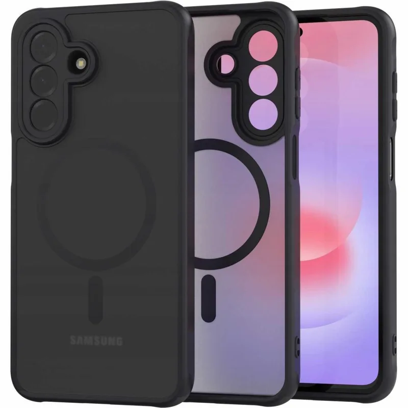 Θήκη Samsung Galaxy A27 Spacecase Hybrid MagSafe Σκληρή Ημιδιάφανη με MagSafe - Black (5905719141288)