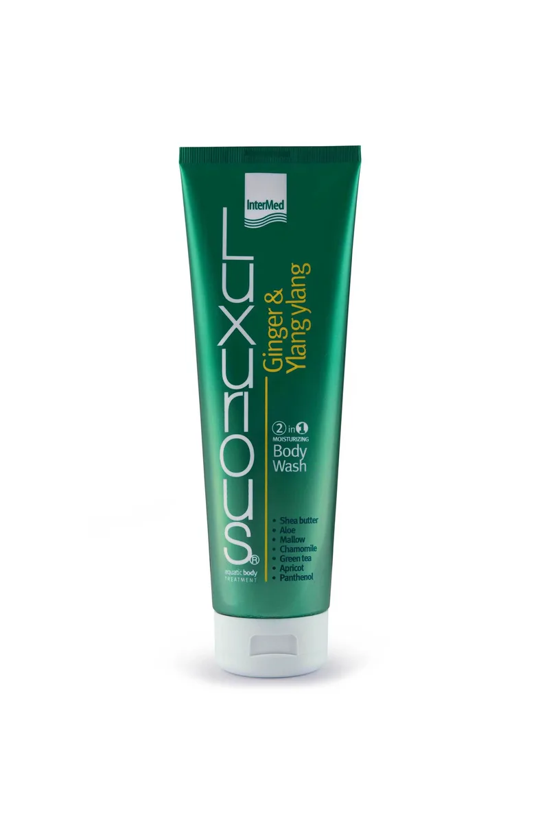 Luxurious 2 in 1 Body Wash & Moisturizing Cream Ginger & Ylang Ylang 280 ml - 2422