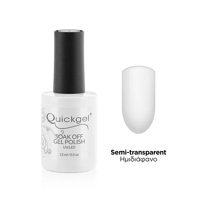 Quickgel Coconut French -Ημιμόνιμο Βερνίκι Νυχιων - 15 ml