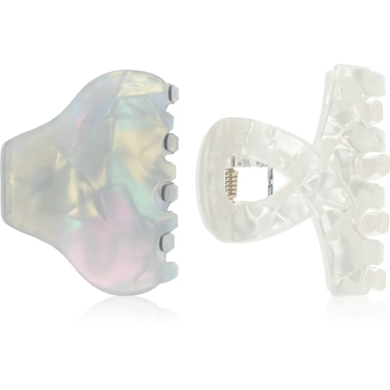 invisibobble Clipstar Pearly Frost αξεσουάρ μαλλιών μέγεθος M 2 τμχ