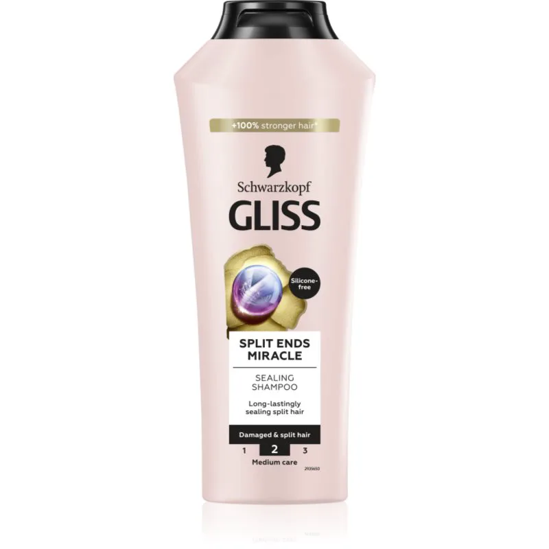 Schwarzkopf Gliss Split Ends Miracle αναγεννητικό σαμπουάν για ψαλίδα των μαλλιών 400 ml