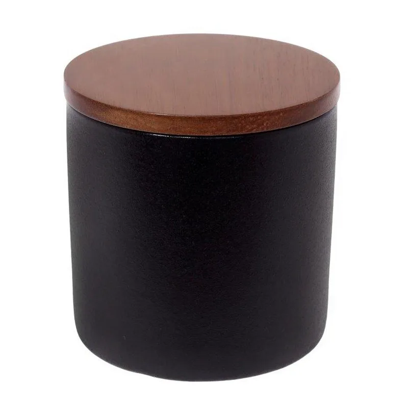 Δοχείο Καφέ 10,2x10,2εκ. Acacia CRYSPO TRIO 65.000.212 (Χρώμα: Μαύρο) - CRYSPO TRIO - 65.000.212