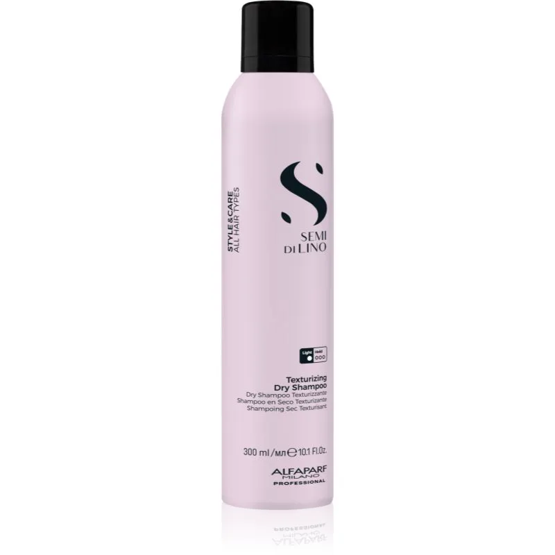 Alfaparf Milano Semi di Lino Style&Care Dry Shampoo αναδιαμορφωτικό στεγνό σαμπουάν με SPF 300 ml
