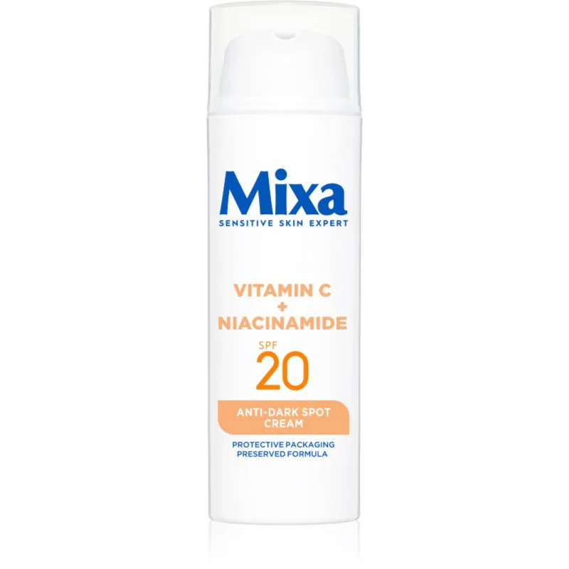 MIXA Anti-Dark Spot κρέμα ημέρας για την αντιμετώπιση των μαύρων κηλίδων SPF 20 50 ml
