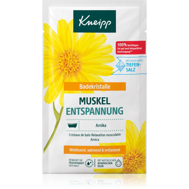 Kneipp Muscle Relaxation άλατα μπάνιου για χαλάρωση των μυών 60 γρ