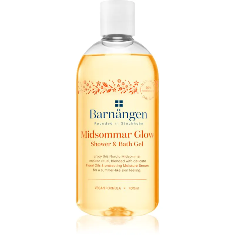 Barnängen Midsommar Glow τζελ για ντους και μπάνιο 400 ml
