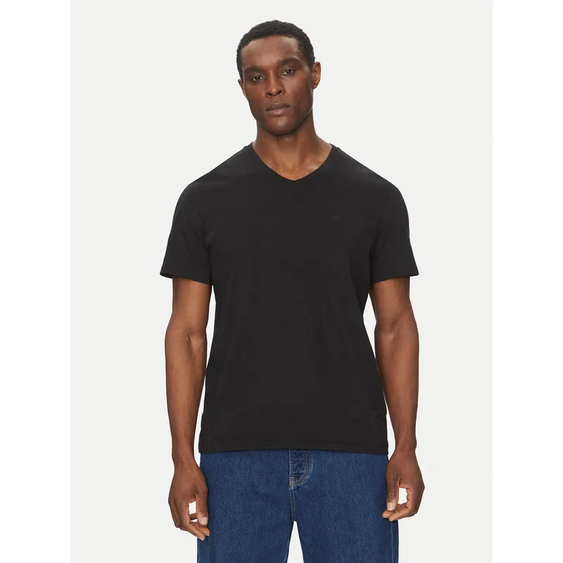 Calvin Klein Jeans T-Shirt LV040HM298 Μαύρο Regular Fit