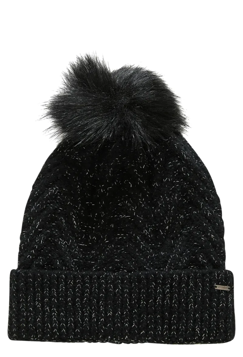 Σκούφος Funky Buddha Πλεκτός FBL010-145-10-BLACK Γυναικείο