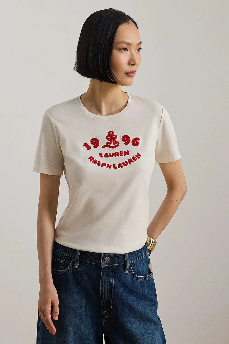 Lauren Ralph Lauren t-shirt γυναικείο βαμβακερό