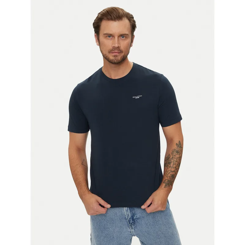 Marc O'Polo Denim T-Shirt B61 2021 51060 Σκούρο μπλε