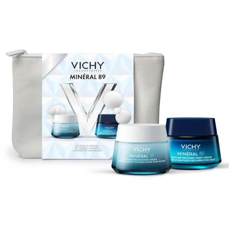 Vichy Minéral 89 Day & Night Cream χριστουγεννιάτικο σετ δώρου για ενυδάτωση και σύσφιξη του δέρματος