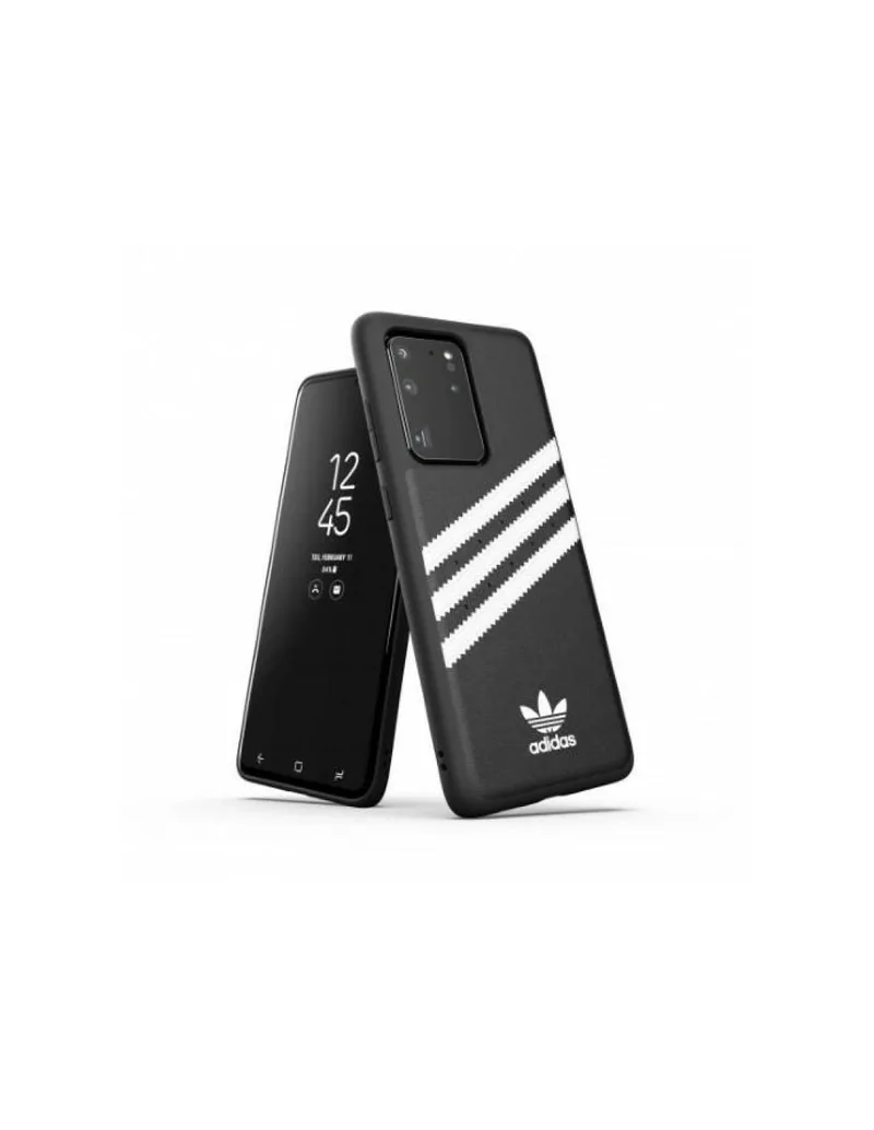 Adidas OR Moudled Case PU for Samsung Galaxy S20 Ultra Black and White