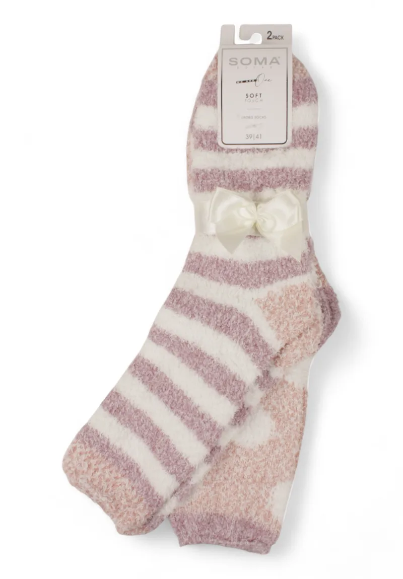 Κάλτσες γυναικείες χνουδωτές Soft Touch Soma SS6432-Λιλά