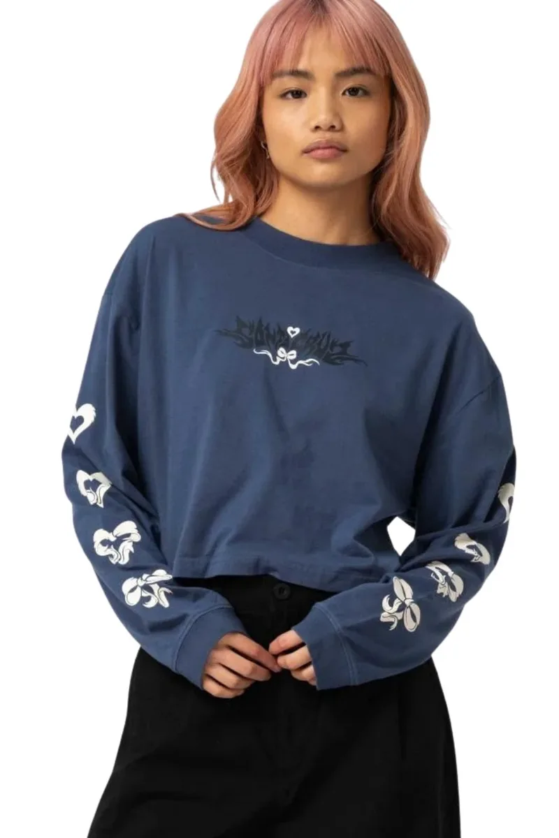 SANTA CRUZ Μακρυμάνικες Μπλούζες Evolve Strip LS - ΜΠΛΕ-SCA-WTL-1089