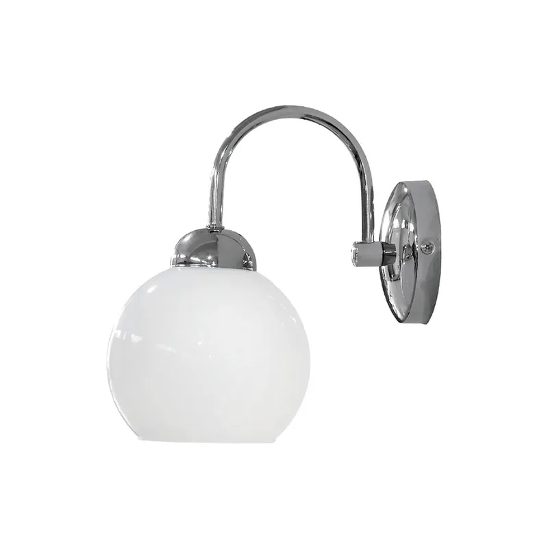 Φωτιστικό Μπάνιου Heronia Ovo Nikel/White 31-1207