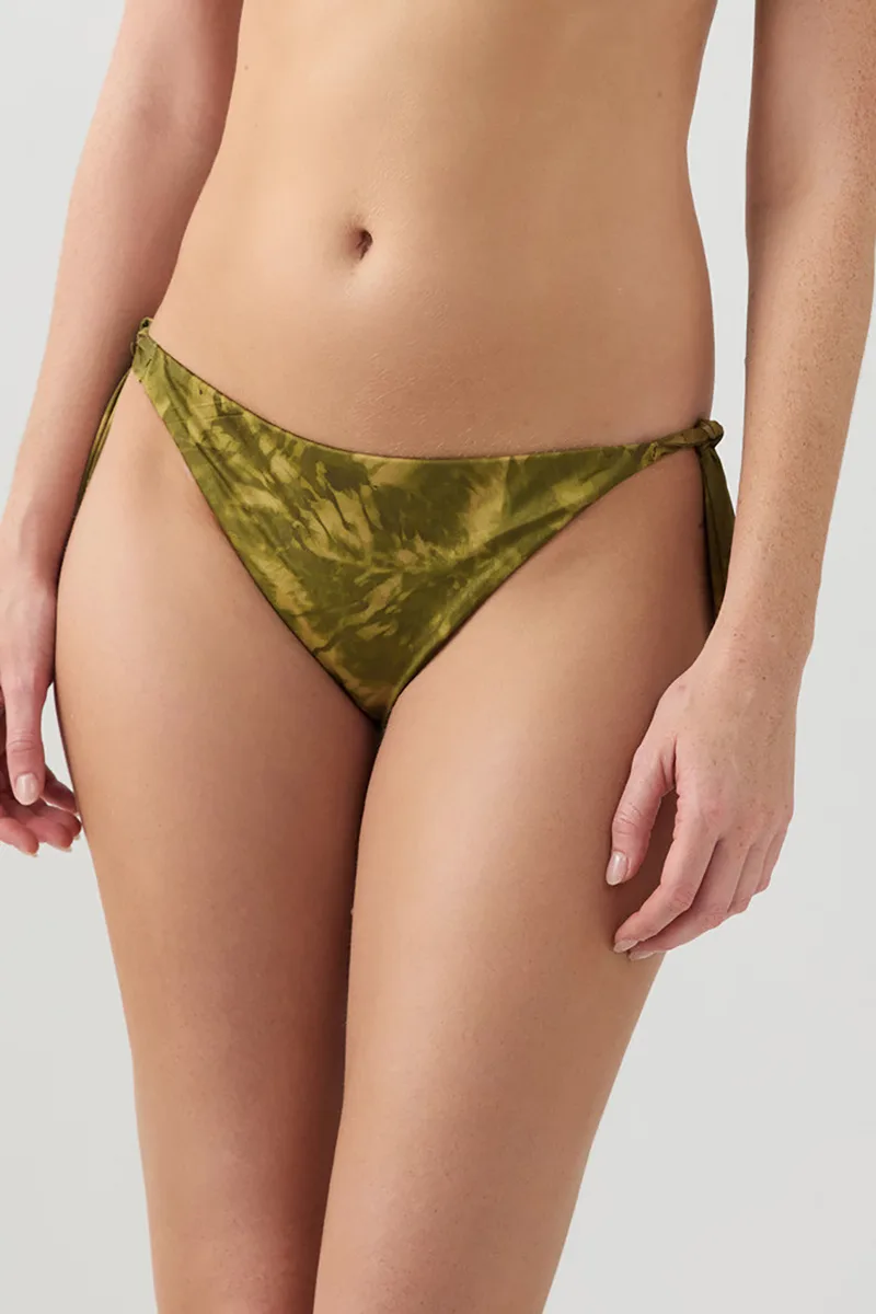 Minerva γυναικείο μαγιό bikini σλιπ δετό στα πλαϊνά κανονικής κάλυψης-92794-345
