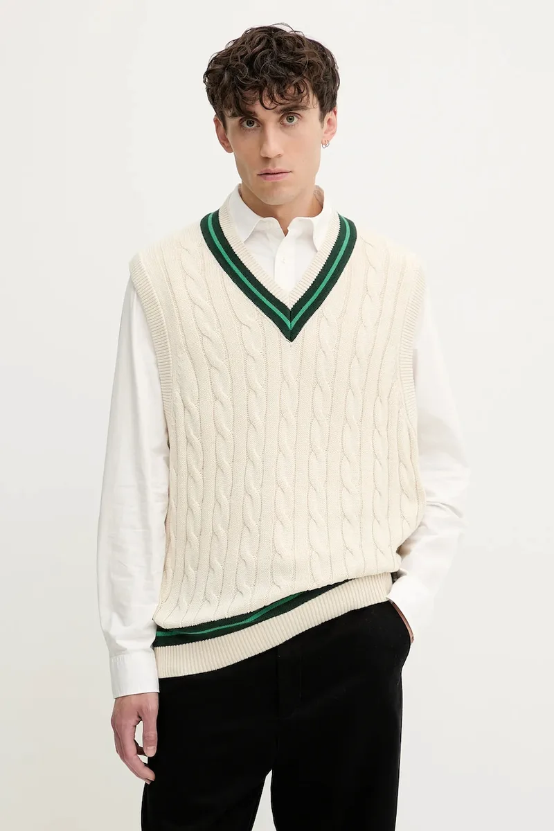 Abercrombie & Fitch Βαμβακερό γιλέκο Abercrombie & Fitch