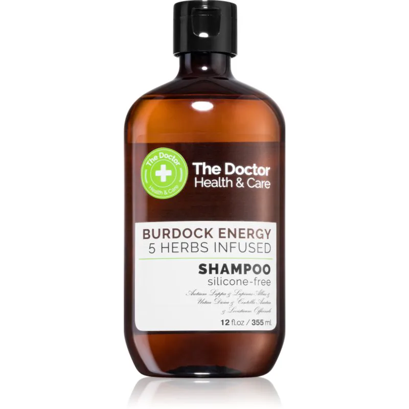 The Doctor Burdock Energy 5 Herbs Infused σαμπουάν για όλους τους τύπους μαλλιών 355 ml