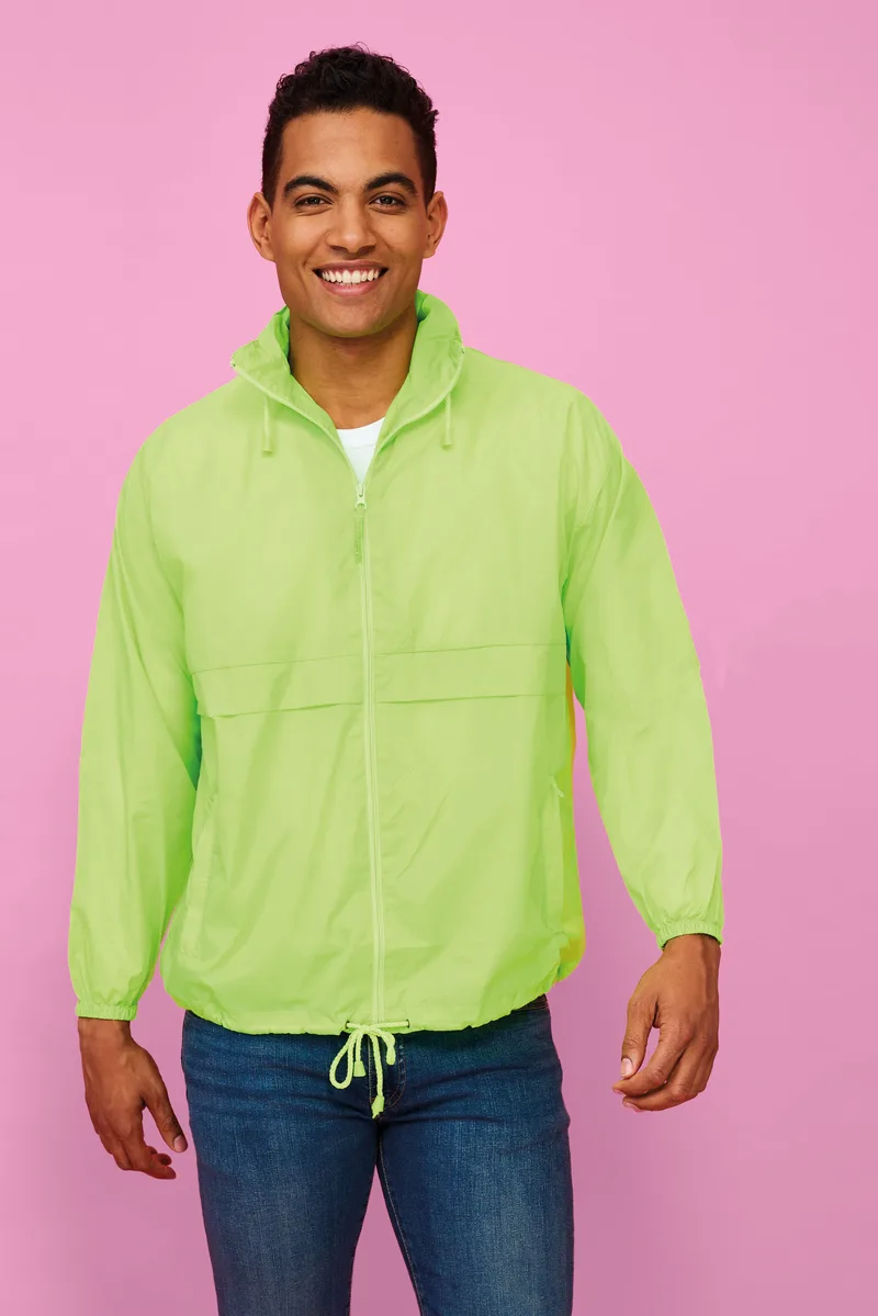 Unisex Αντιανεμικό Μπουφάν Surf 32000 SOL'S Neon Lime