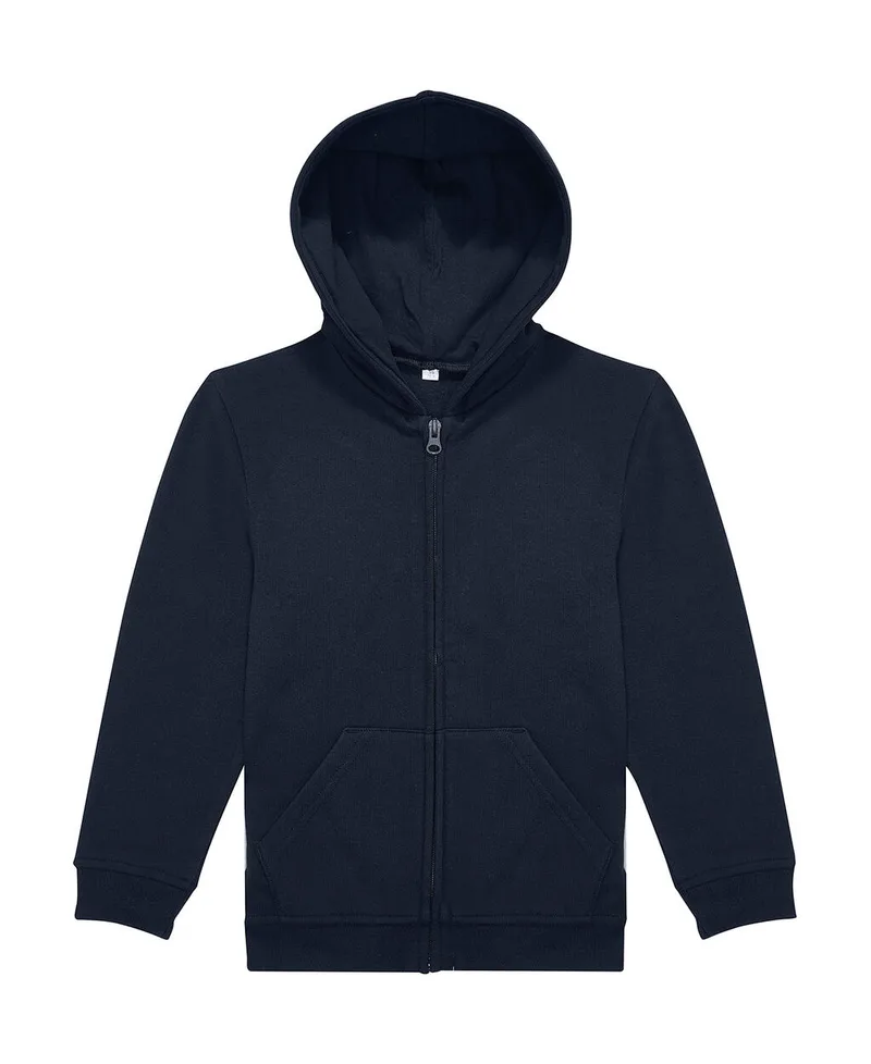 Παιδικό Φούτερ Hoodie με Φερμουάρ ID.334 B & C Navy