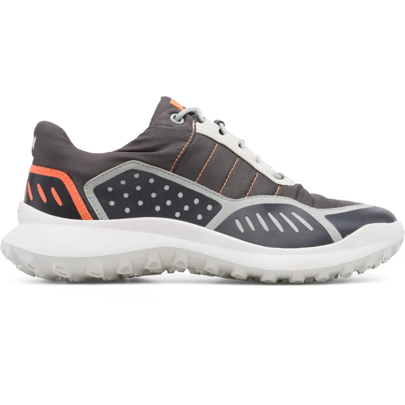 CAMPER CRCLR - Sneakers Για Γυναικεία - Γκρι,Λευκό,Πορτοκαλί, Μέγεθος 39, Cotton fabric/Smooth leather