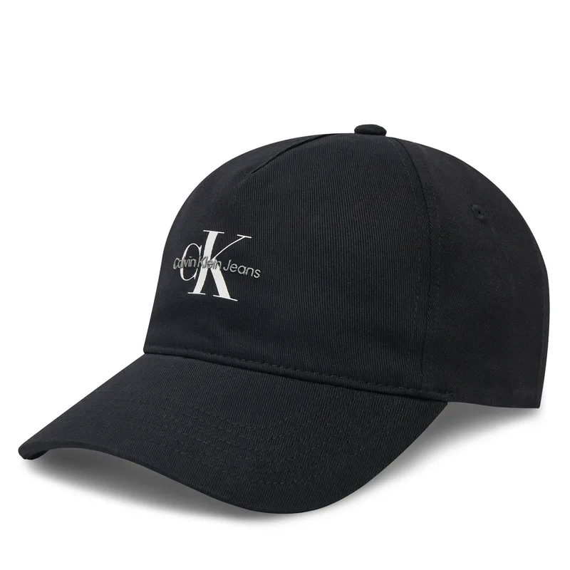 Καπέλο Jockey Calvin Klein Jeans Printed Monologo Cap LV04K5027G Μαύρο
