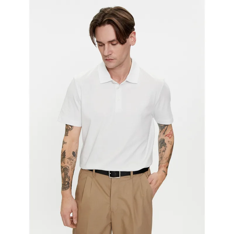 Baldessarini Polo B4 10044/000/5190 Λευκό Regular Fit