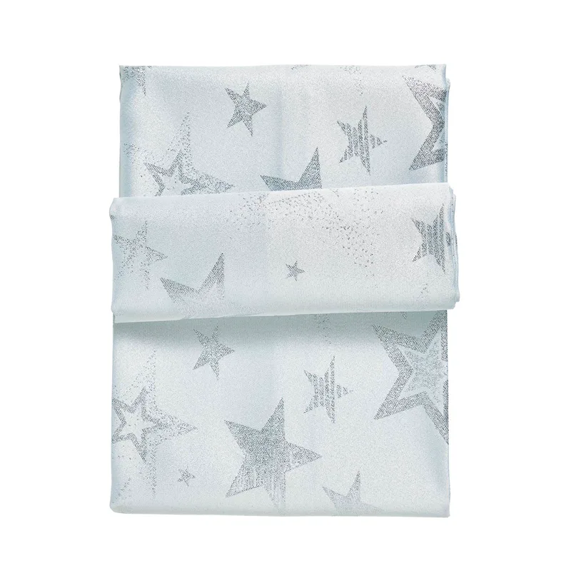 Χριστουγεννιάτικο Τραπεζομάντηλο Polyester 140x180εκ. Christmas 0719 Ασημί-Ιβουάρ Das Home (Ύφασμα: Polyester, Χρώμα: Ιβουάρ) - Das Home - 426214150719