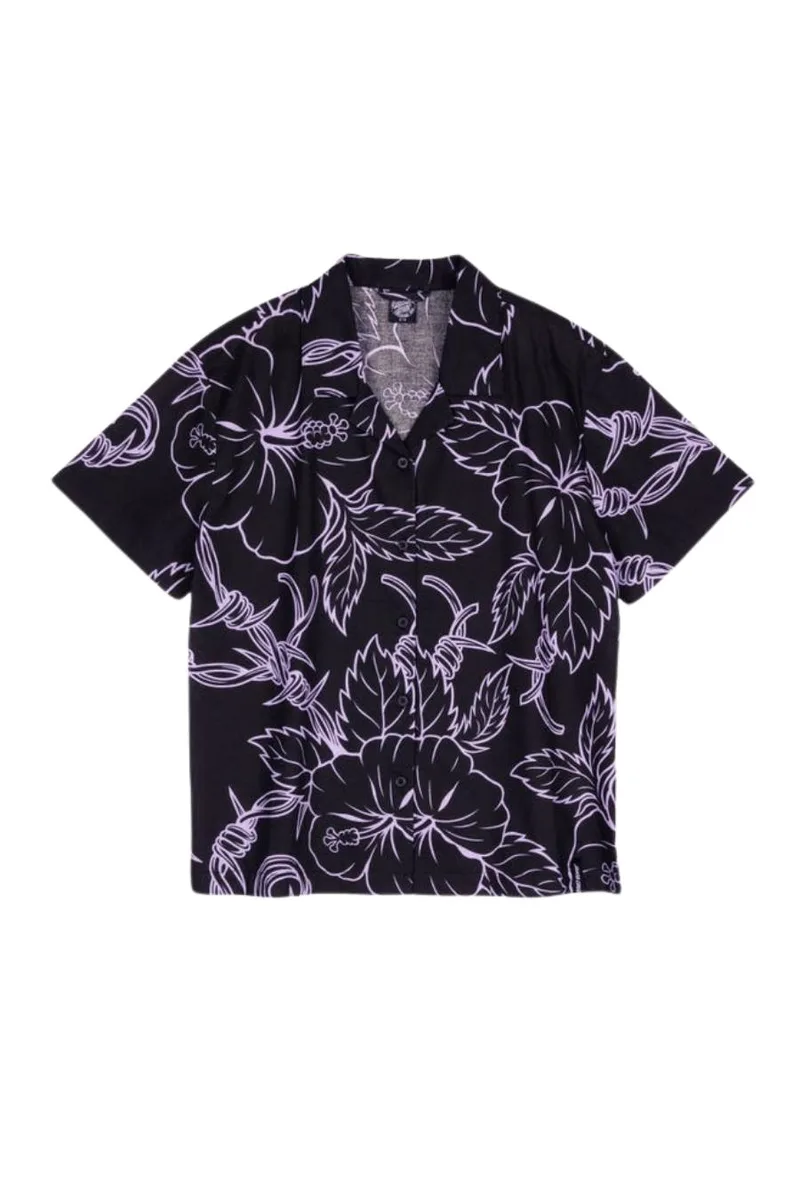 SANTA CRUZ Πουκάμισα Mono Cabana Shirt - ΜΑΥΡΟ-SCA-WST-0114-BLACK