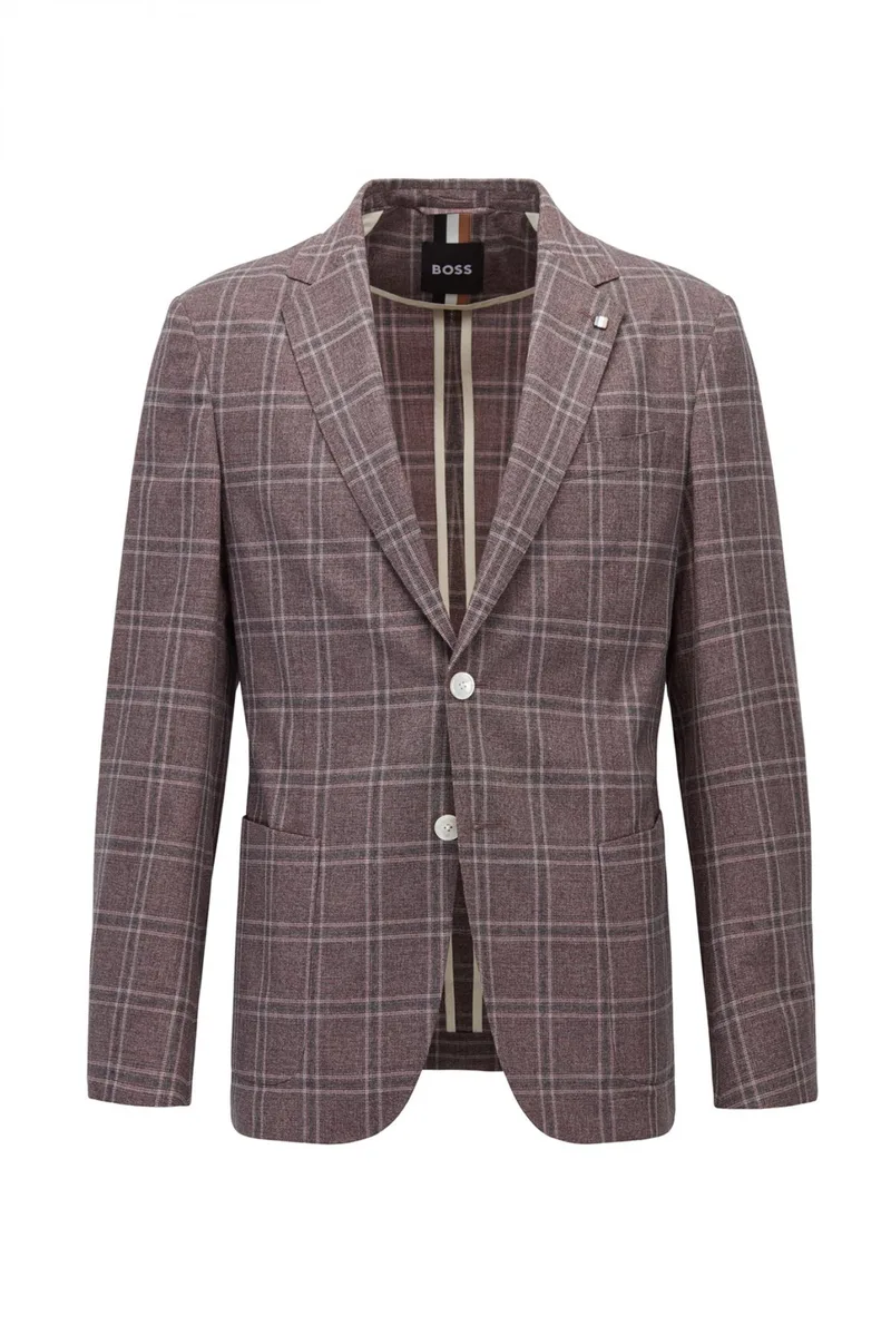 BOSS ΣΑΚΑΚΙ ΚΑΡΩ SLIM FIT C-HANRY-222 GUABELLO 1815 ΜΠΟΡΝΤΩ-ΓΚΡΙ