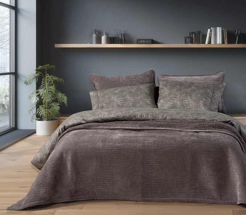 Κουβερλί Υπέρδιπλο Nef-Nef Brave Grey 230x240