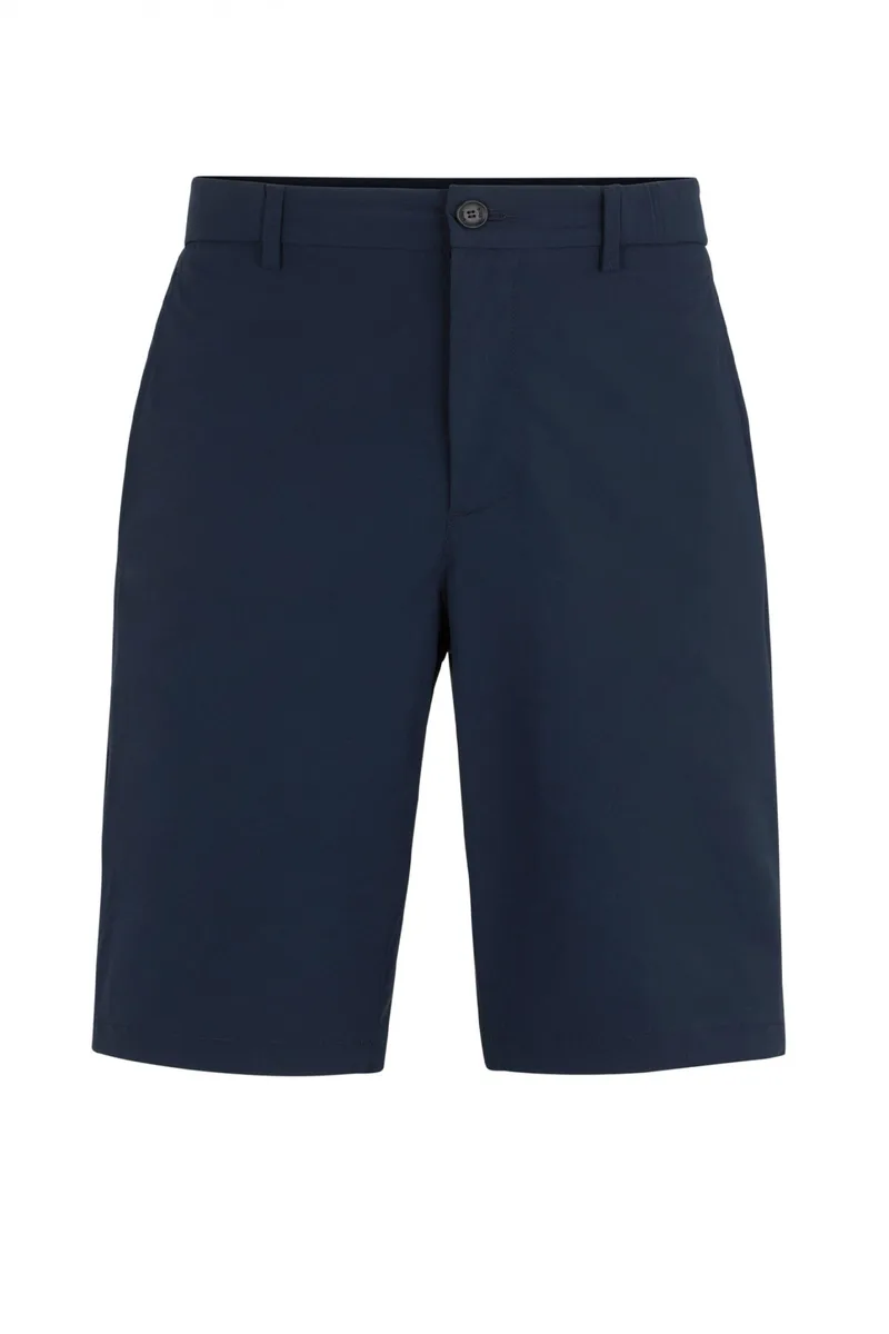 BOSS ATHLEISURE ΒΕΡΜΟΥΔΑ CHINO SLIM FIT S_SPEEDFLEX ΜΠΛΕ