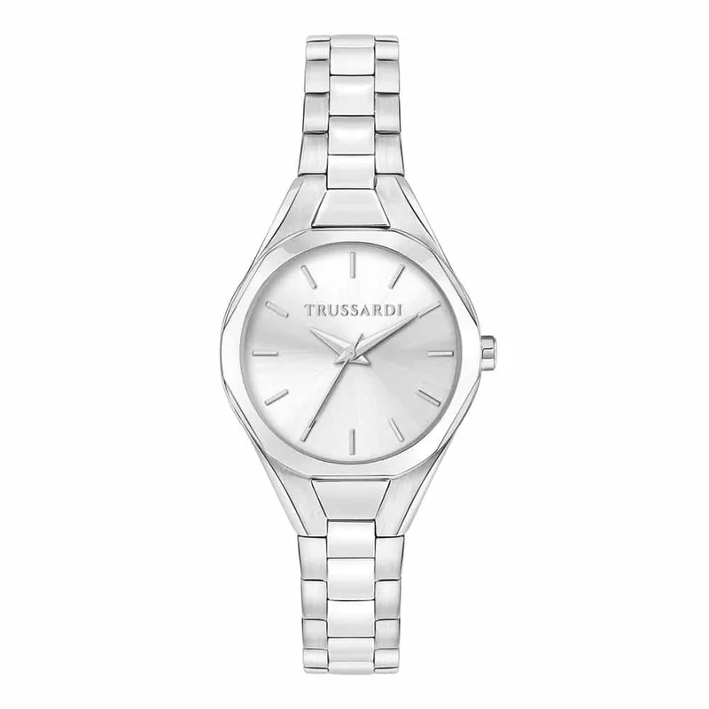 TRUSSARDI Metropolitan Silver Stainless Steel Bracelet R2453157510
