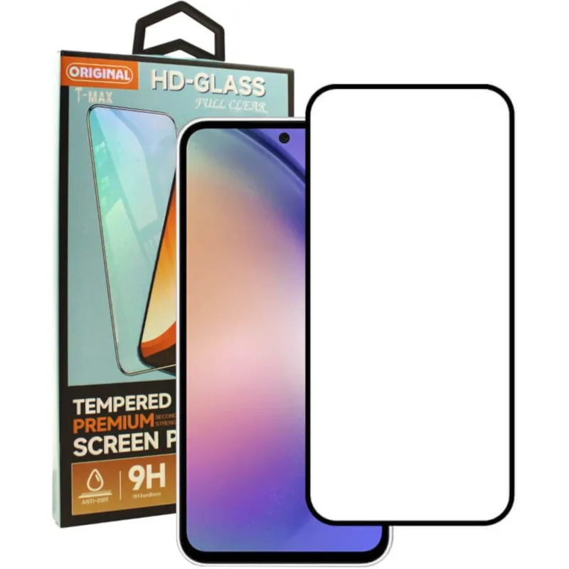 T-Max Premium 3D Tempered Glass Full Glue Fluid Despensing - Αντιχαρακτικό Γυαλί Οθόνης Samsung Galaxy A54 - Black (5206015070365)