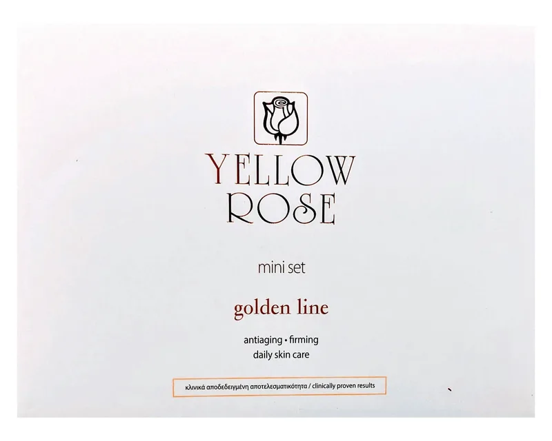 Yellow Rose Golden Line Mini Set (Micellar Cleansing Water 100ml, Face Firming Serum 20ml & Face Frirming Cream 30ml)