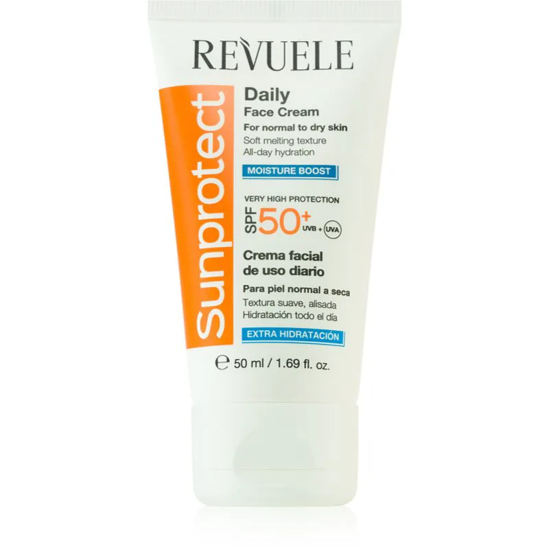 Revuele Sunprotect Moisture Boost ενυδατική κρέμα ημέρας SPF 50+ 50 ml