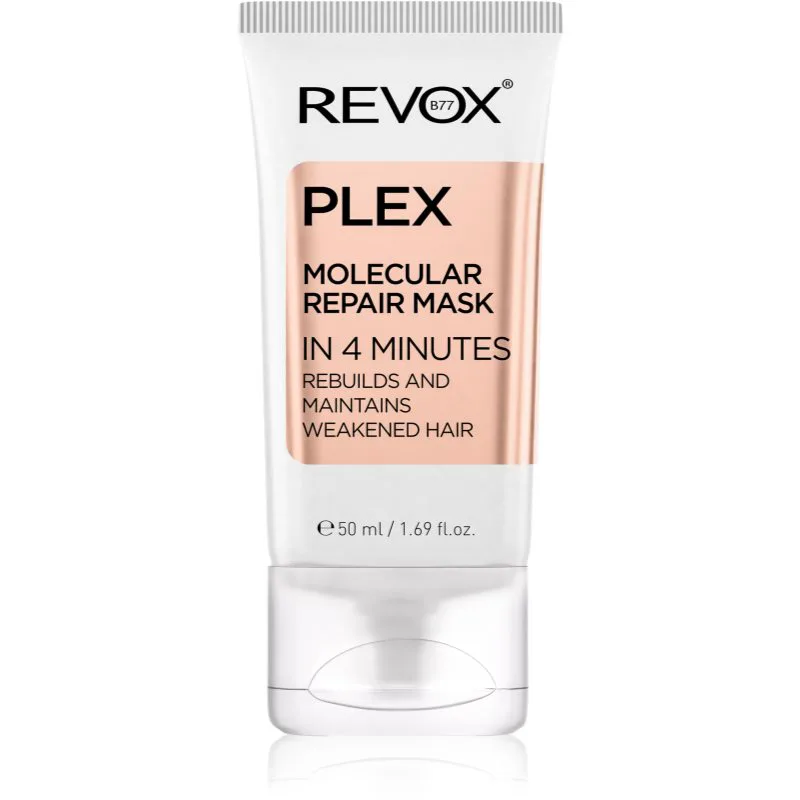 Revox B77 PLEX Molecular Repair Mask αναπλαστική μάσκα χωρίς ξέβγαλμα για τα μαλλιά 50 ml