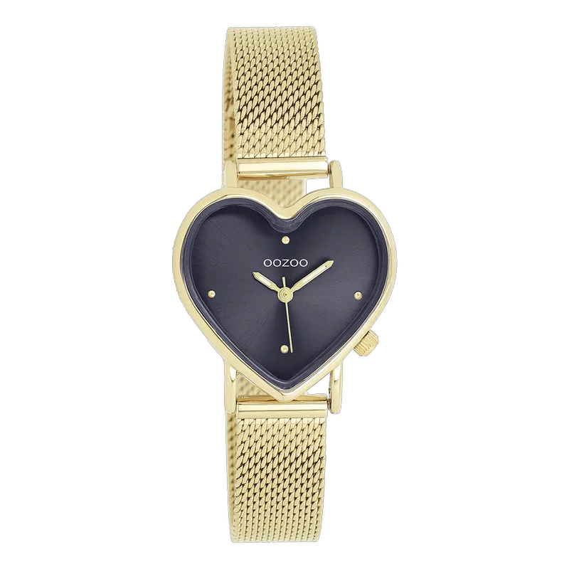 OOZOO Timepieces - C11446, Χρυσό case with Metal Bracelet