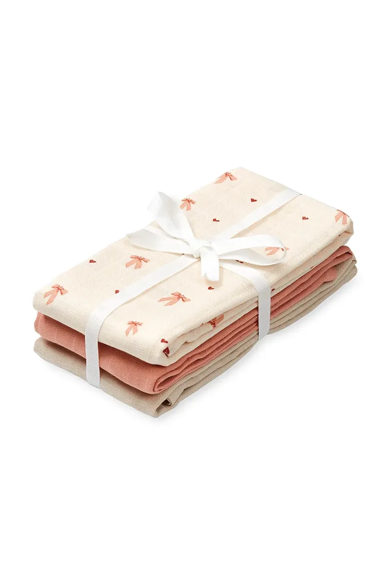 Cam Cam Copenhagen πάνα παιδικά βαμβακερά Bows 3-pack