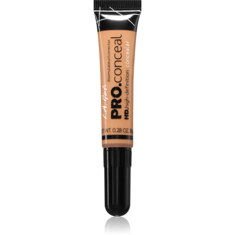 L.A. Girl Cosmetics HD Pro. Conceal υγρό κονσίλερ απόχρωση Pure Μπεζ 8 γρ