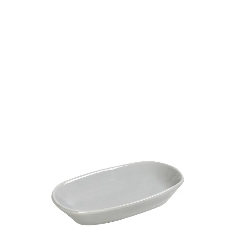 Πιατάκι Σερβιρίσματος Stoneware Light Grey Essentials ESPIEL 12x7εκ. OWA111K12 (Σετ 12 Τεμάχια) (Χρώμα: Γκρι, Υλικό: Stoneware) - ESPIEL - OWA111K12