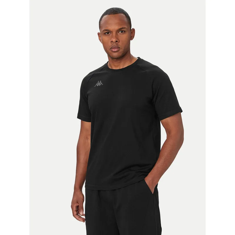 Kappa T-Shirt 34258SW Μαύρο Regular Fit