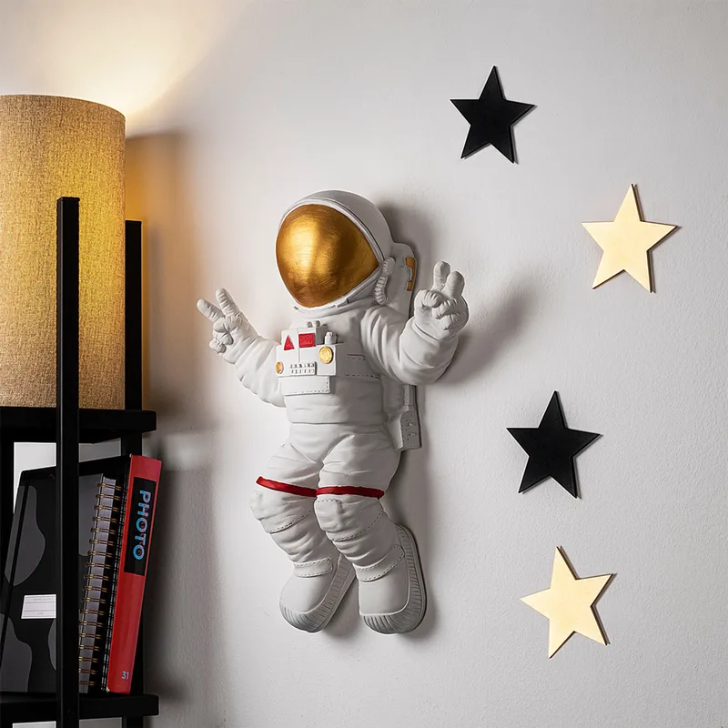 Διακοσμητικό Τοίχου Peace Sign Astronaut - 1 565Tnl1171 35x47x10 cm