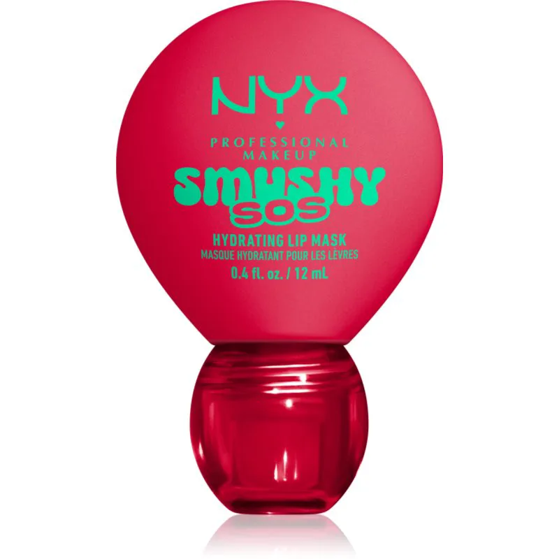 NYX Professional Makeup Smushy SOS ενυδατική μάσκα χειλιών απόχρωση 07 Red-Y 2 Chill 12 ml