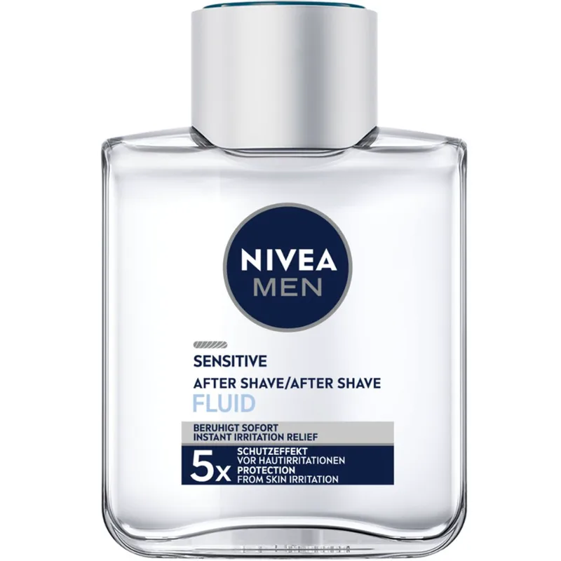 Nivea Men Sensitive After Shave Lotion Καταπραϋντική Λοσιόν για Μετά το Ξύρισμα για Ερεθισμένη Επιδερμίδα & Άμεση Ανακούφιση Χωρίς Αλκοόλ 100ml