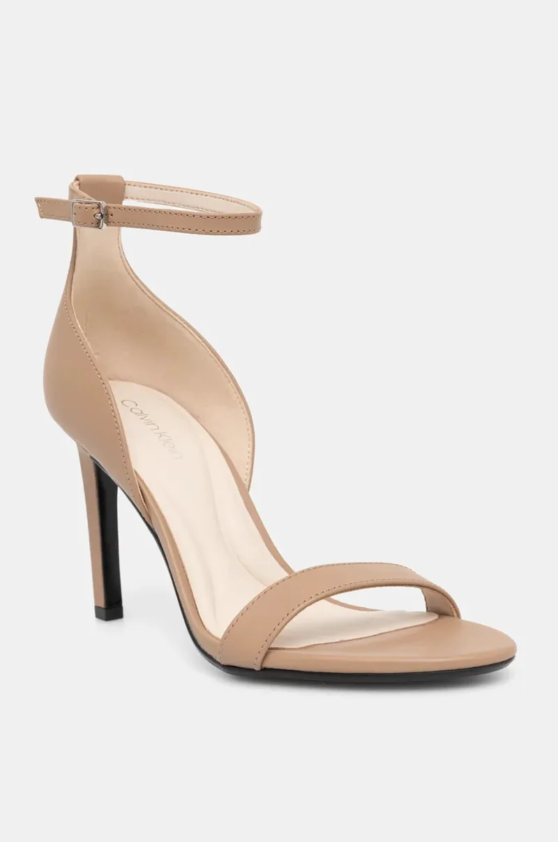 Πέδιλα Calvin Klein HEEL SANDAL 90 - LTH